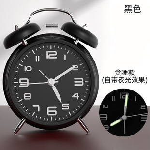 2024 new alarm clock girls children primary school students get up artifact desktop mute learning desktop timepiece