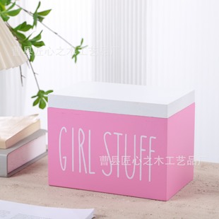 Factory direct supply wooden storage box storage room laundry beads wooden storage box desktop coffee filter storage box