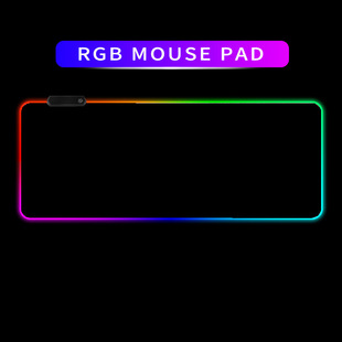 E-Sports Luminous Mouse Pad Rgb Waterproof Sesame Street Desktop Extra Large Thickeneded Gaming Keyboard Pad for Boys