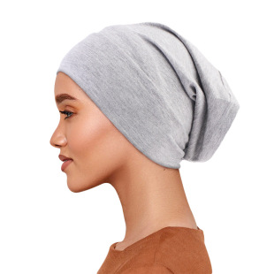 Modal Cotton Pullover Cap Muslim Open Straight Bottoming Cap Chemotherapy Cap JDU-58