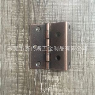 Tri-fold hinge wholesale 2.5-inch antique folding hinge iron clip 20cm plate furniture hardware accessories cabinet door hinge
