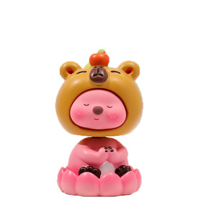 Fun creative turtle small fairy Nafu storage small ornaments desktop bedroom kappibala creative storage a generation of hair