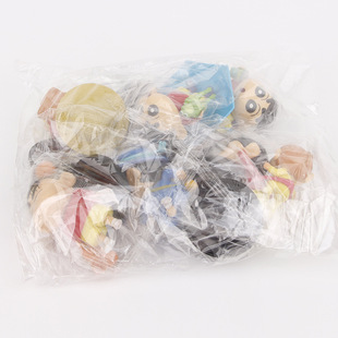 6 6-generation crayon Xiaoxin rainy day scene wild original new help decoration doll cake model twisted egg decoration