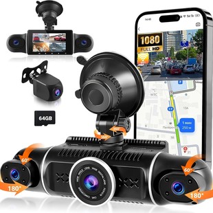 Cross-border 4 lens 1080 1080 1080 1080 WIFI driving recorder 4 channel dashcam