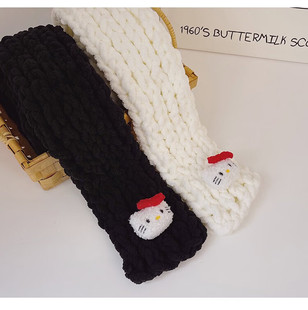 Circle Line Hand-woven Scarf Zero Basic Homemade DIY Material Bag Scarf Simple Gift for Male and Female Friends