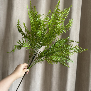 A variety of 30 leaf bunches of green plant Boston fern simulation plant Persian home decoration fern leaf wedding soft outfit