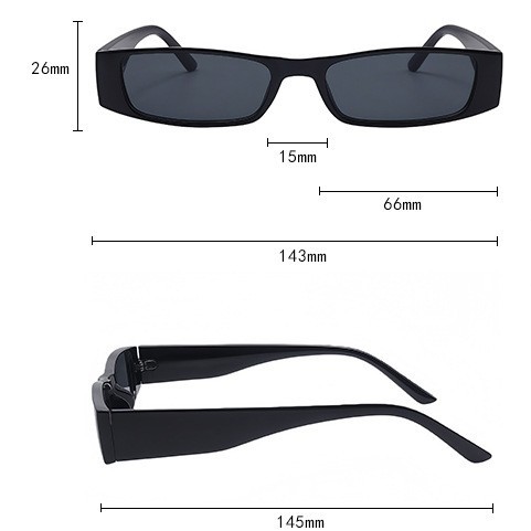 Retro Small Square Frame Sunglasses for Men and Women, Trendy European and American Fashion Street Style Hot-Selling Sunglasses with Uv Protection
