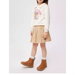 in stock bear children's clothing spring and autumn girls cotton college style leisure sweater TKMW241252K support one generation