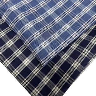 Spot New Yarn-Dyed Plaid Fabric Shirt Fabric Skirt Men's and Women's Clothing New Spring and Summer Plaid Fabric