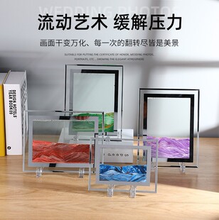 Оптовая продажа хрустальная рамка держатель для фотографий держатель для стенда для рисования фарфоровой кирпичной плитки основание для ресторана блюдо фото держатель