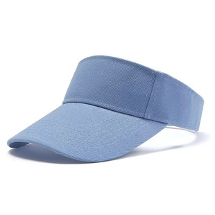 Pure cotton empty top hat sun hat school sports leisure travel cap cap logo printing embroidery direct sales