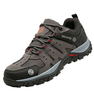 Men's Breathable Deodorant Anti-smashing Anti-piercing Insulated Outdoor Mountaineering Shoes Safety Protection Wear-resistant Work Shoes