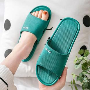 Wholesale spot home non-slip couple bathroom soft bottom slippers men's home Bath indoor household thick bottom sandals
