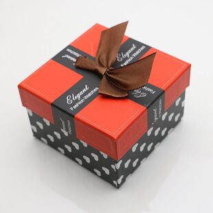 [wholesale] watch box bow exquisite hard paper gift watch box gift box, box