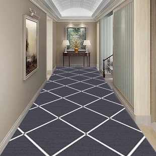 Cut-out household hallway aisle full of stairs corridor coiled blanket Nordic printing living room bedroom carpet