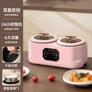Intelligent Double-bile Rice Cooker Double-control One-pot Electric Cooker Electric Hot Pot Household Dormitory Multifunctional Electric Cooker Electric Cooker
