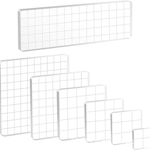 Acrylic Block Acrylic Silicone Seal Clear Stamp Mount Rubber DIY Decoration Handmade Plexiglass