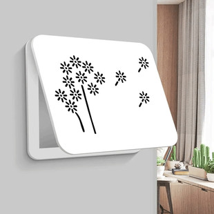 Modern meter box decorative painting weak current box cover plate electric switch shielding multimedia collection box lift cover non-perforated hanging painting