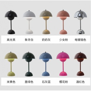 Guangdong lighting factory metal bar table lamp bud lamp atmosphere usb charging bedside night light bedroom led night light