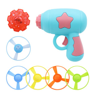 Cats and Dogs Pet Special Toys Frisbee Gun Indoor Self-relief Cat Stick Whirling Luminous Bamboo Dragonfly