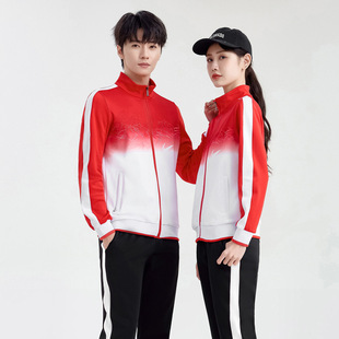 Class uniform college style high school student spring and autumn suit junior high school student sports clothing trendy national style school uniform middle school student