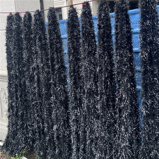 Black and white meet ostrich wool strip 8-10cm segment but black and white ostrich feather strip hairpin headdress accessories clothing accessories