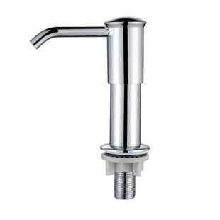Sink detergent press soap dispenser kitchen vegetable basin detergent press artifact large flow extension tube