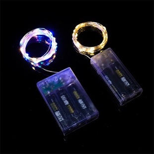 SOURCE manufacturer No. 5 battery box light string colored lights wholesale flower cake gift box decoration small star copper wire light string