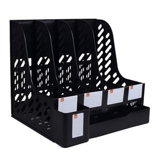Storage Shelf File Box File Storage Rack Ins File Basket True Color Data Dormitory File Storage Box Desktop