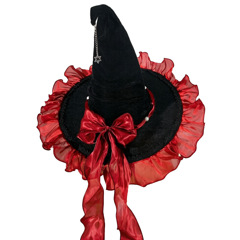 Halloween hat, Lolita witch hat, headband, Christmas hat, carnival party hat, hair accessory