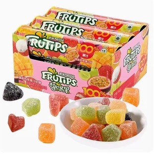 Xu Fuji Fun Man Fruit Xu Fuji Flower Heart Miscellaneous Fruit Love Mystery Tropical Blackcurrant Juice Gummy Snacks