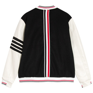 Spring and Autumn New Fashion Brand TB Home Fashion Bar Jacket Korean Loose plus size Zipper Casual Outer Knitted Sweater