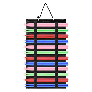 Amazon New Hanging Drum Rod Hanging Bag 12 Pair Foldable Felt Drum Rack Drumstick frame