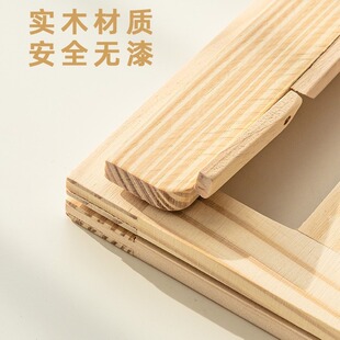 Simple reading stand desktop book holder portable reading stand student adjustable book holder wooden learning book stand
