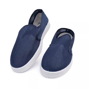 Anti-static shoes soft bottom thickened full mesh shoes summer breathable deodorant electronic factory dust-free shoes workshop men's and women's non-slip