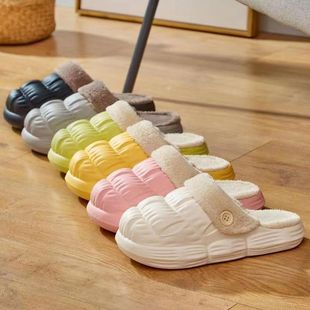 Lu Langsen autumn and winter detachable cotton shoes indoor and outdoor waterproof non-slip warm fleece-lined in stock generation
