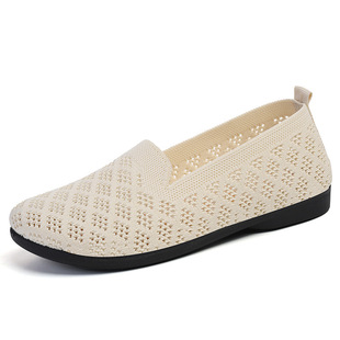 Casual Shoes for Women 2025 Spring and Summer New Daily Work Clothing Mom Shoes Soft Sole Comfortable Outdoor Flats Shoes for Women