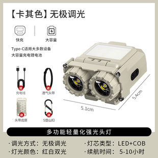 Headlamp Cap Clip Lamp Fishing Special Night Fishing Induction Super Long Endurance Strong Light Multifunctional Ultra Light Head-Mounted Lighting
