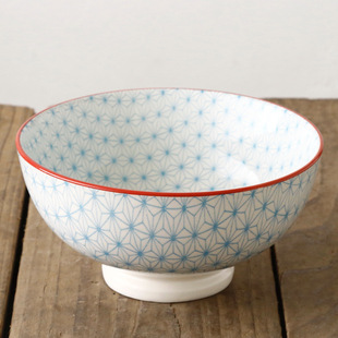 Ceramic 6-inch Noodle Bowl Soup Bowl Household Creative Simple High Foot Bowl Anti-scalding Mixing Noodle Bowl Commercial Ramen Bowl Salad Bowl