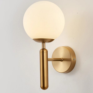 Wall lamp bedroom bedside lamp new simple modern living room background wall lamp light luxury creative stair aisle balcony lamp