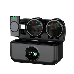 Button magnetic wireless collar clip S5 microphone live radio microphone special mobile phone noise reduction recording sound card