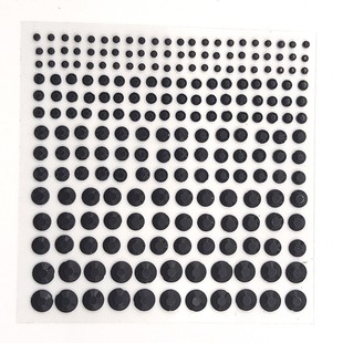 Cross-border eye drill stickers 23456mm diy drill stickers face drill stickers eyebrow angle stickers drill hole stickers
