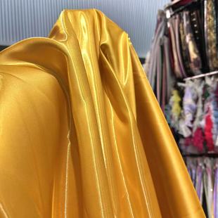 Paris Satin Water-gloss Satin Stretch Glass Silk Imitation Acetate Fabric Kidsren's Clothing Dress Casual Clothing Dress Fabric