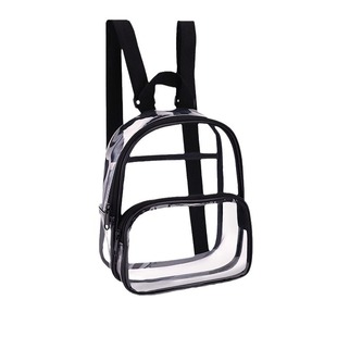 Amazon Cross Border Transparent Jelly Backpack 2023 New Mini Summer Waterproof Student Schoolbag Pvc Backpack