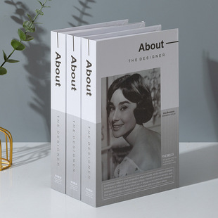 Норт-минималистский английский поддельный книжный орнамент фото книжный полка модель комната модель гостиная декоративная имитация книжная коробка