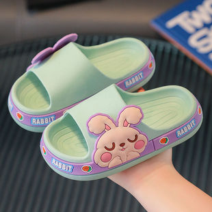 New Children's Slippers Boys' Cartoon Large Children's Baby Home Soft Bottom Non-slip Girls' Spring and Summer Sandals