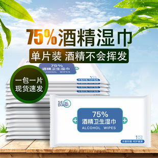 Spot Disposable 75% Alcohol Wipes Antibacterial Disinfection Hand Cleaning Wholesale Sanitary Wipes Antibacterial