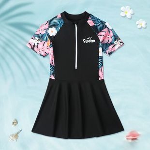 Swimwear for Children and Girls Summer Children's Large Children's Princess Dress New Style Fashionable Princess Girl Swimwear