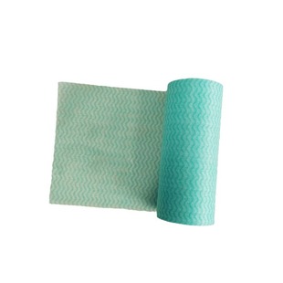 Factory wholesale bailiver disposable non-woven rag roll Point segment tearable wet and dry scouring pad