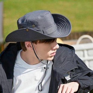 Mountain Camping Breathable Mountaineering Fishing Hat Men's Sunshade Spring and Autumn Women's All-match Korean Style Outdoor Fisherman Hat